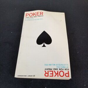 Poker For Fun And Profit By Irwin Steig 1959 Paperback